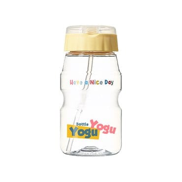 코멕스 요구요구 빨대물병 460ml 옐로우