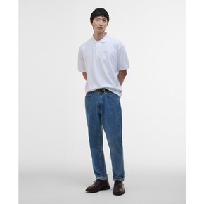 26SS 남성 화이트 Hexham OS 폴로 셔츠 (URTS6E009WT)