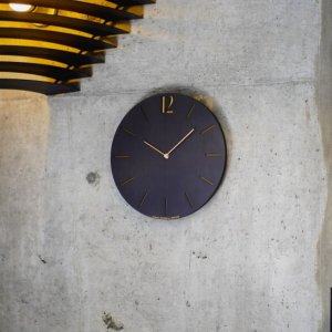 ODE 인터제로 샹브루 PROUD CLOCK (bk) 일본 원목시계 벽시계