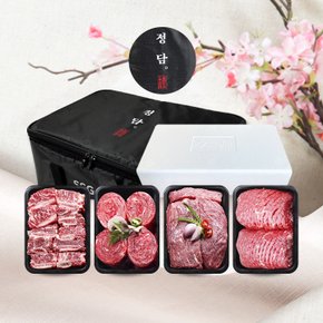 [퀵배송.서울전지역][정담]명품 횡성한우 정성가득 갈비혼합세트 1호(3,080g)