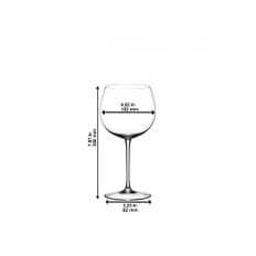 리델 (RIEDEL) 소믈리에 몬라쉐 (샤르도네) 화이트 와인 글라스 520ml 440007 1 개