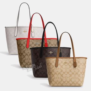 캔버스 미니 시티 토트백 COACH MINI CITY TOTE IN SIGNATURE CANVAS