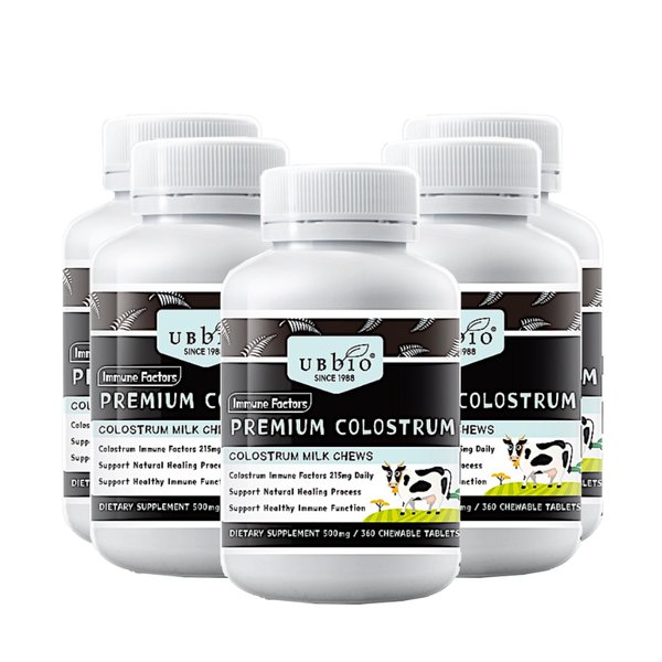 유비바이오 프리미엄 콜로스트럼 초유 COLOSTRUM 360정 5개