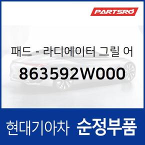 라디에이터 그릴 어퍼 가니쉬 실링 패드 (863592W000)  맥스크루즈, 올뉴 싼타페