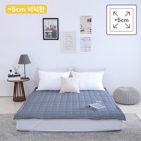 더 큰 고밀도 워싱 밴딩패드 퀸 네이비