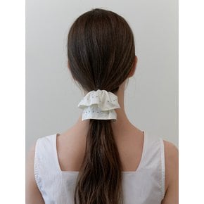 stud  line scrunch - off white (3color)