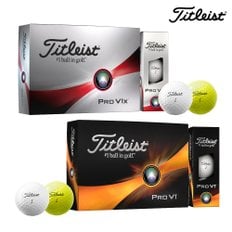 [아쿠쉬네트코리아정품] 타이틀리스트 23년 신제품 PRO V1 / PRO V1X 골프공 (4색)