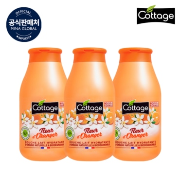  코티지 바디워시 오렌지 블라썸 모이스처 샤워 밀크 250ml x 3개