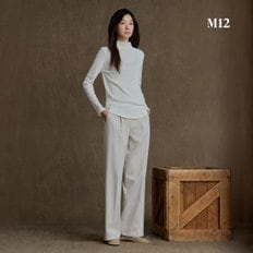 24FW 여성 헤링본 기모 세미와이드 팬츠 4종