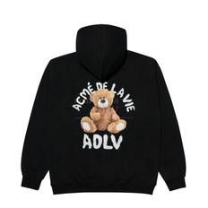 TEDDY BEAR (BEAR DOLL) HOODIE BLACK - 곰돌이 인형 (베어돌) 후드