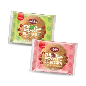 신세계라이브쇼핑 [삼립]잼있는쿠키 30입 2박스 (사과맛/딸기맛 택)
