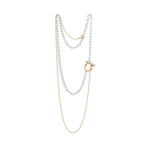 [Silver 925] multi-way screw clasp necklace