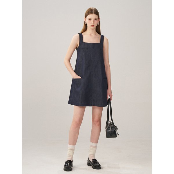 Non-Fade Denim Dress
