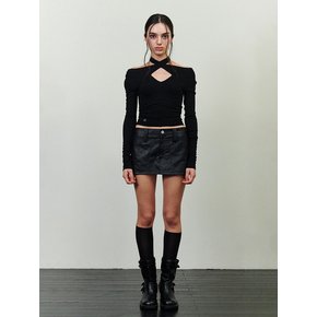 CIELO MINI SKIRT black