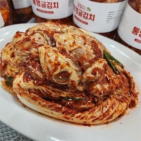 통영 밥도둑 굴김치 생굴 겉절이 1kg x 2통 총2kg