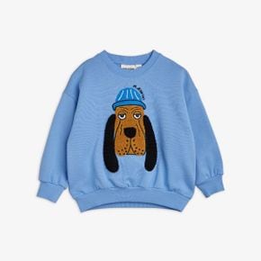 Bloodhound Chenille 스웨트셔츠 크루넥 맨투맨 Blue 7833676