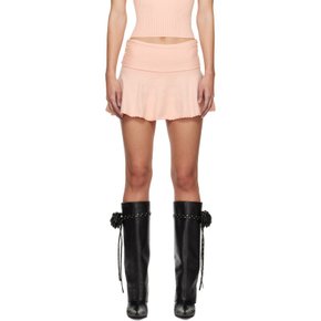 핑크 하트 미니 스커트 R24621S011 Baby Pink