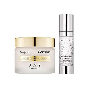 [쟈스] 엑토인 맨얼굴 크림 55ml + 칼비사노 화이트 캐비아 앰플 30ml