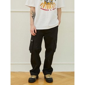 NYC LABEL CP MULTI POCKET LOOSE FIT PANTS 블랙