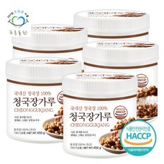 국내산 청국장 분말 가루 100% haccp 인증 450gx5통