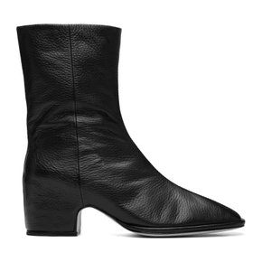 블랙 스퀘어 아치 앵클 부츠 AW26S2899L117 Black B01