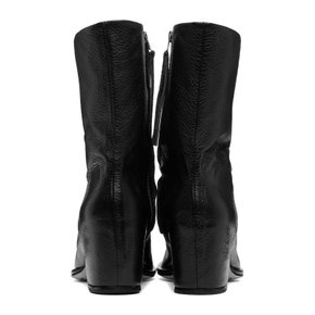 블랙 스퀘어 아치 앵클 부츠 AW26S2899L117 Black B01