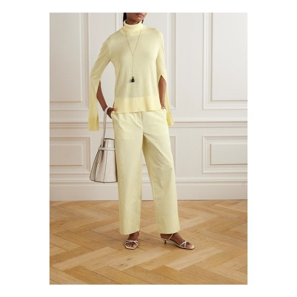 트위스트 심 복서  코튼 팬츠 파스텔 옐로 46376663162854817