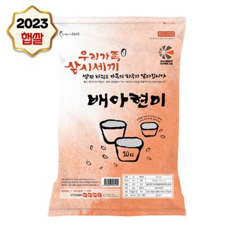 나노미 2024년산 배아현미 2kg (1kg2포)