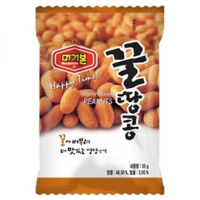 XBH3HKM5_47꿀땅콩 55g 머거본 땅콩과자 간편안주 맥주안주
