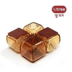 먼지가 붙지않는 불소수지 의자발캡 사각(25mm)