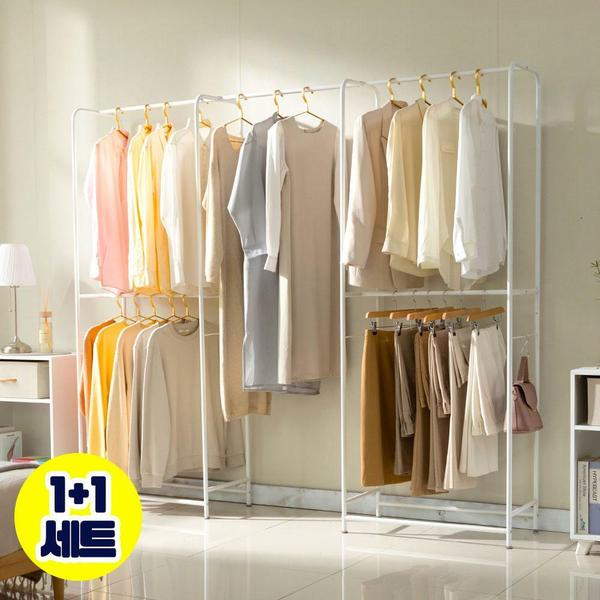 2단 멀티 라운드 행거 1+1세트