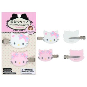 산리오 sanrio 앞머리 머리핀 플로키 머리클립 2개 세트 챠미키티 당일4시발송마감