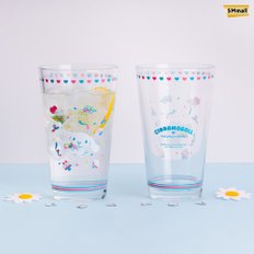 산리오 캐릭터즈 470ml 파인트 대용량 유리컵 시나모롤