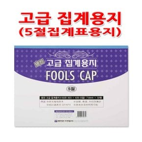 No15/5절집계용지 집게표용지 낱권판매