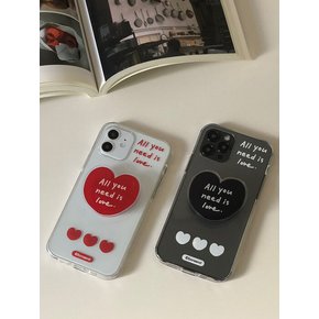 All you need is love case (Jelly/Jelly hard case)