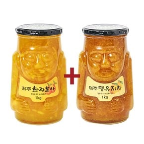 제주 한라봉차 1kg+뎅유지차 1kg