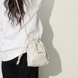 마스마룰즈 String cross bag _ 스트링백 반다나 베이지