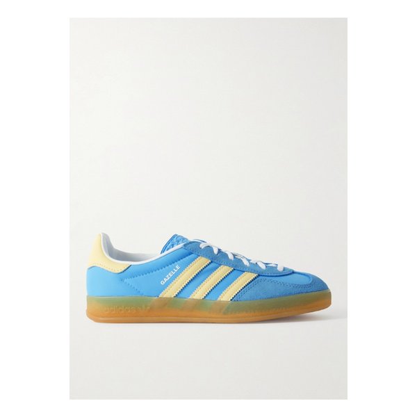 가젤 인도어 가죽 트리밍 스웨이드 나일론 스니커즈 1647597332368044