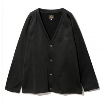 니들스 NEEDLES 니들스 V Neck Cardigan - CPE Bright Jersey Black (NS257) (브이넥 가디건)