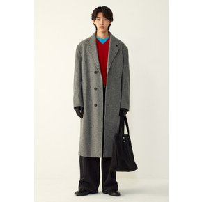 [MEN] 멜란지 트위드 코트 9156411144081