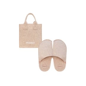 [Eco] Air Travel Mini Bag & Shoes, Beige