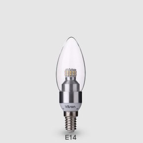 LED 3W 비츠온 전구 램프  촛대구 3W 소켓 E14 전구색 3000K