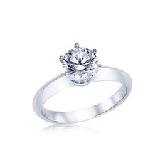 비잔티움 GIA 0.5ct 천연 다이아 반지 18K lucen