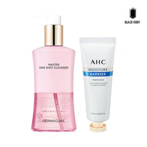 더마큐어 마스터 원샷 클렌저 시즌2 200ml + AHC 핸드크림 75ml