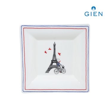 지앙 사쎄 파리 깊은 사각 접시 1p (22x22cm)