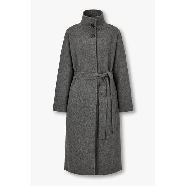 캐시미어 울 블렌드 벨티드 코트 7115416X92169