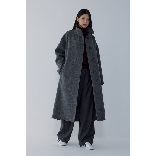 캐시미어 울 블렌드 벨티드 코트 7115416X92169