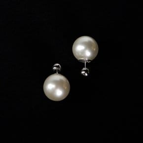 [E240103] 20mm Faux Pearl Earrings