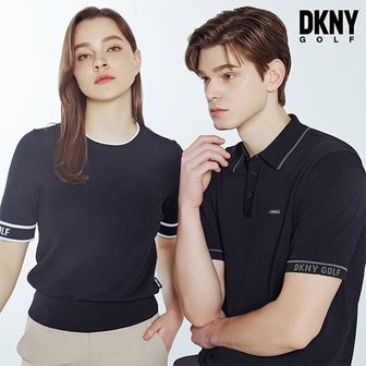  [DKNY GOLF] 24SS 쿨 스트레치 반팔 니트 남녀 3종세트 택1