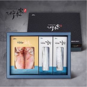 [냉동]성산포 옥돔갈치 혼합세트 1호(옥돔: 3미 540g/갈치 2미 1.1-1.2kg, 4토막)